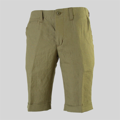 Men's Pure  Linen   Bermuda