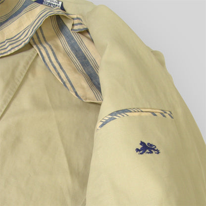 Men's Two- Buttons Cotton Jacket with patched pockets