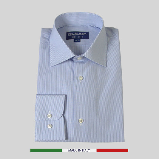 Men's Striped Classic French collar shirt