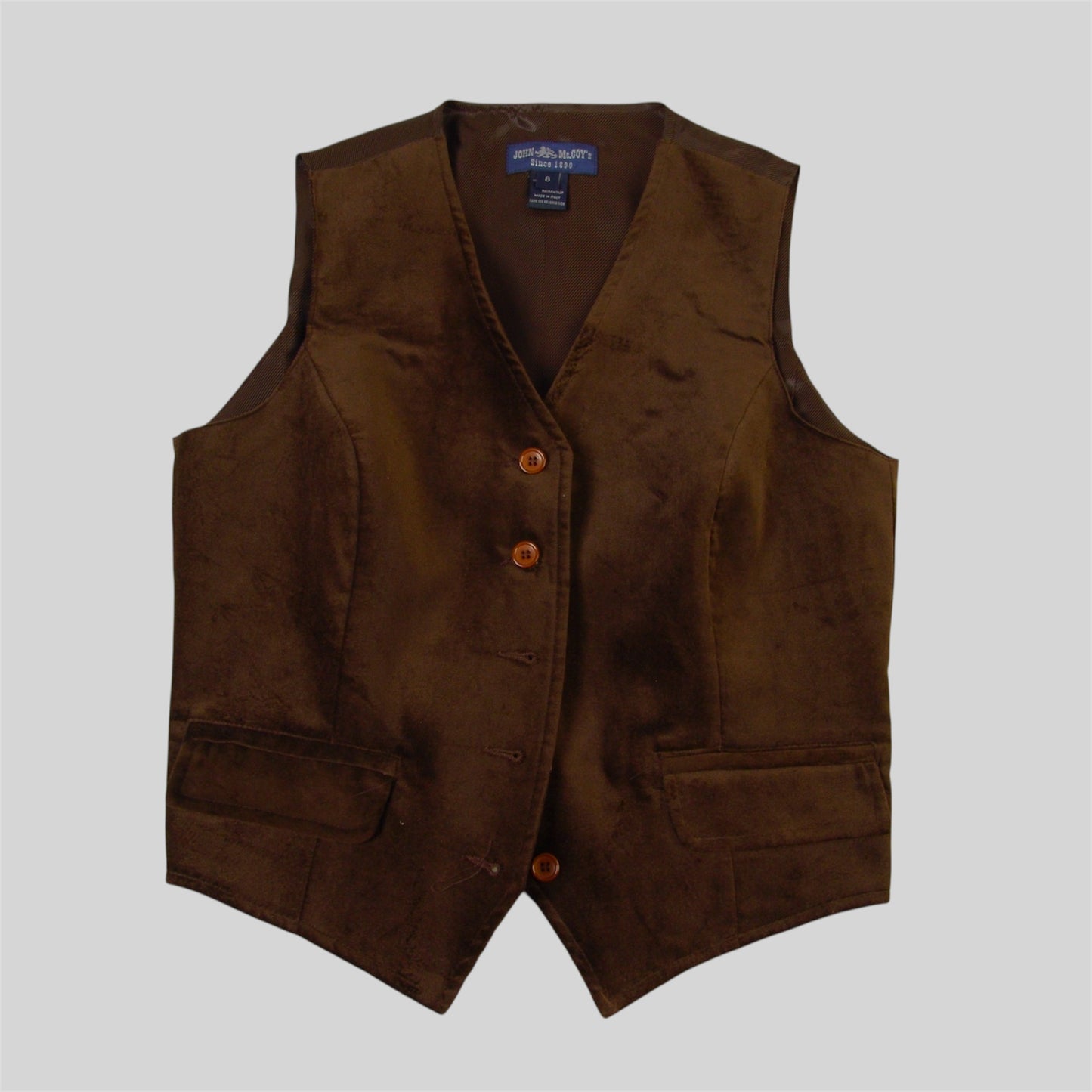 Women's cotton velveteen vest