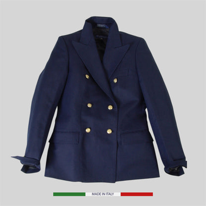 Women's double breasted Linen-cotton Jacket