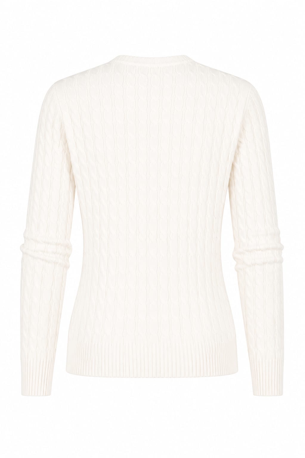 Braids crew neck sweater