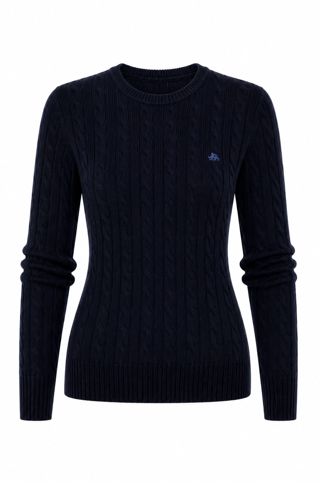 Braids crew neck sweater