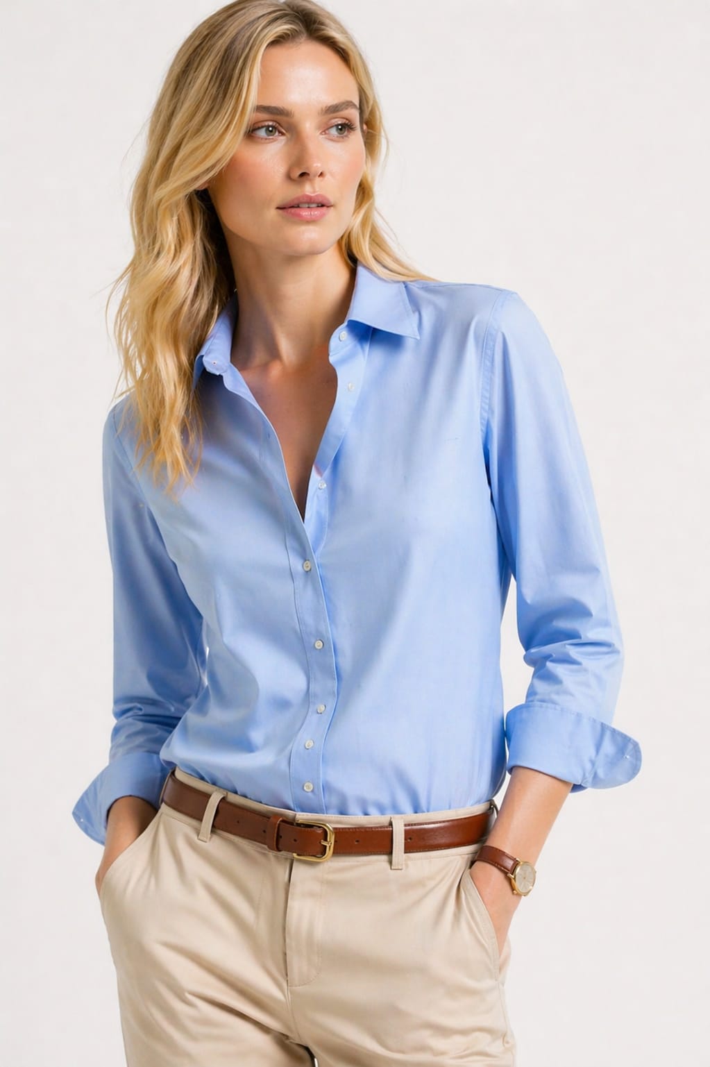 LONG SLEEVE SHIRT FRENCH COLLAR