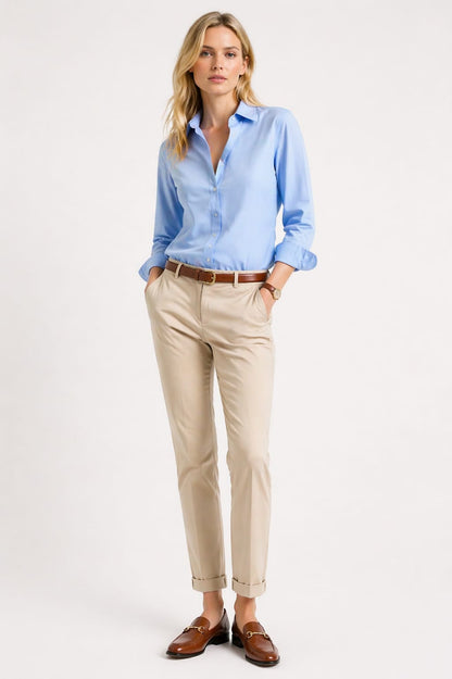 LONG SLEEVE SHIRT FRENCH COLLAR