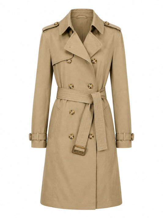 TRENCH COAT DOUBLE BREAST