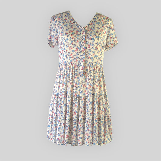 Women's Ruffled Floral Dress
