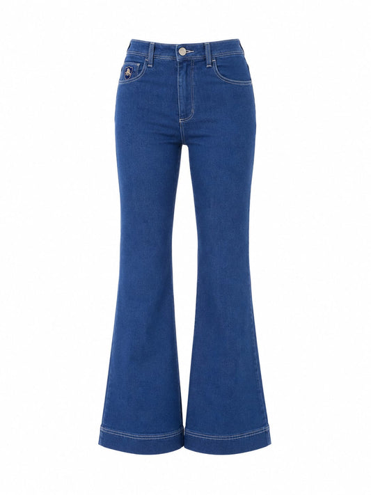 WOMEN'S HIGH WAIST WIDE LEG DENIM PANT