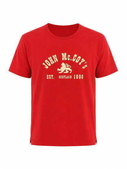 TSHIRT PRINTED JOHN MC COY'S SCOTLAND
