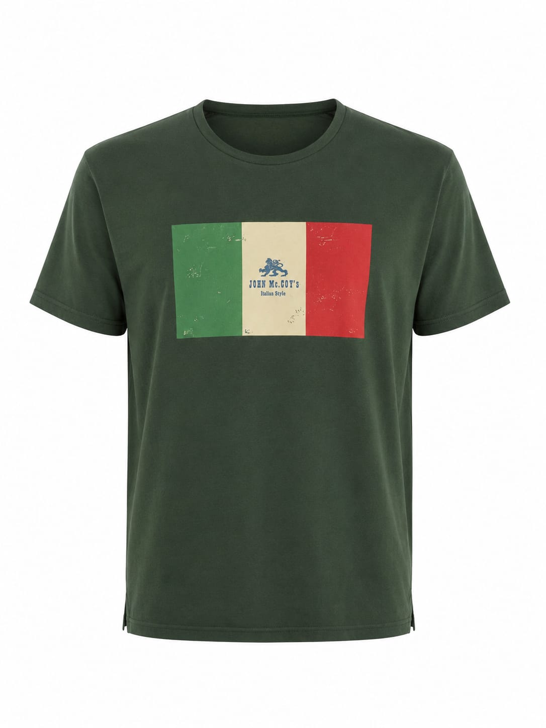 TSHIRT PRINTED ITALY FLAG
