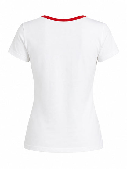 TSHIRT WOMAN PRINTED ITALY FLAG
