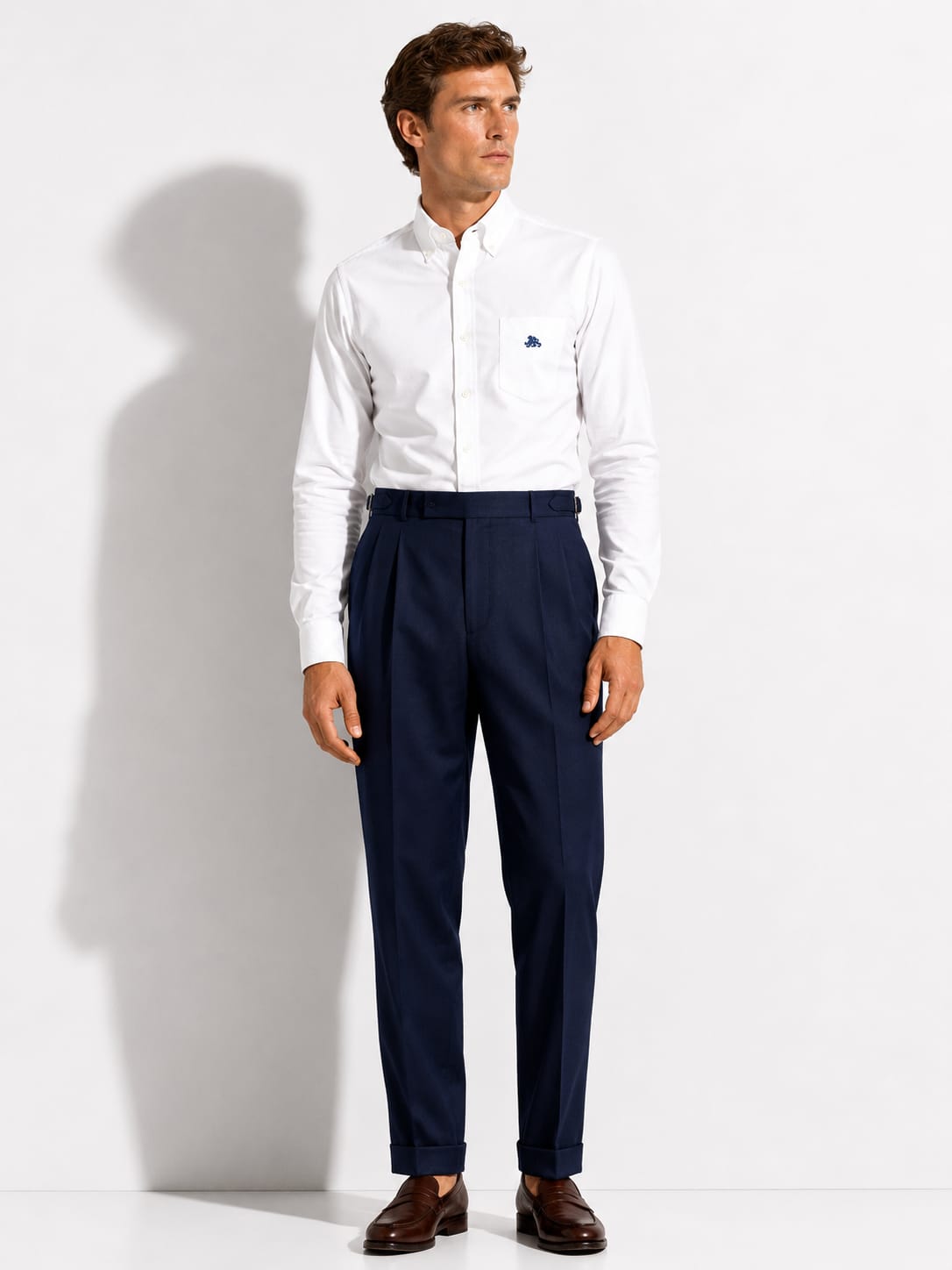 MEN'S OXFORD BUTTON-DOWN BIG SHIRT