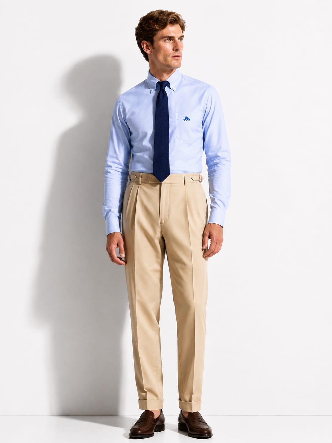 MEN'S OXFORD BUTTON-DOWN BIG SHIRT