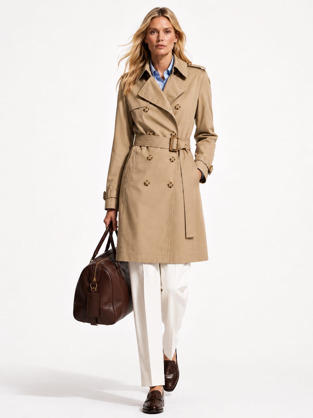 TRENCH COAT DOUBLE BREAST