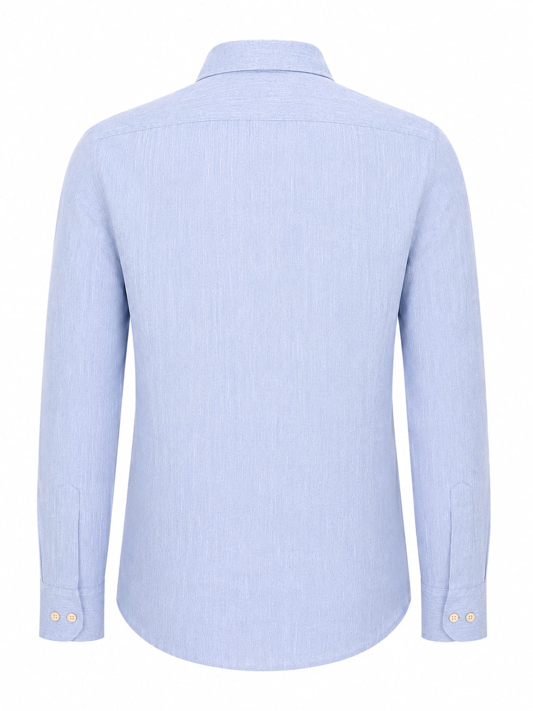 Men's French Collar Linen Slim Shirt