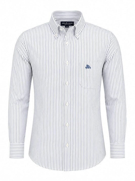MEN'S OXFORD BUTTON-DOWN BIG SHIRT