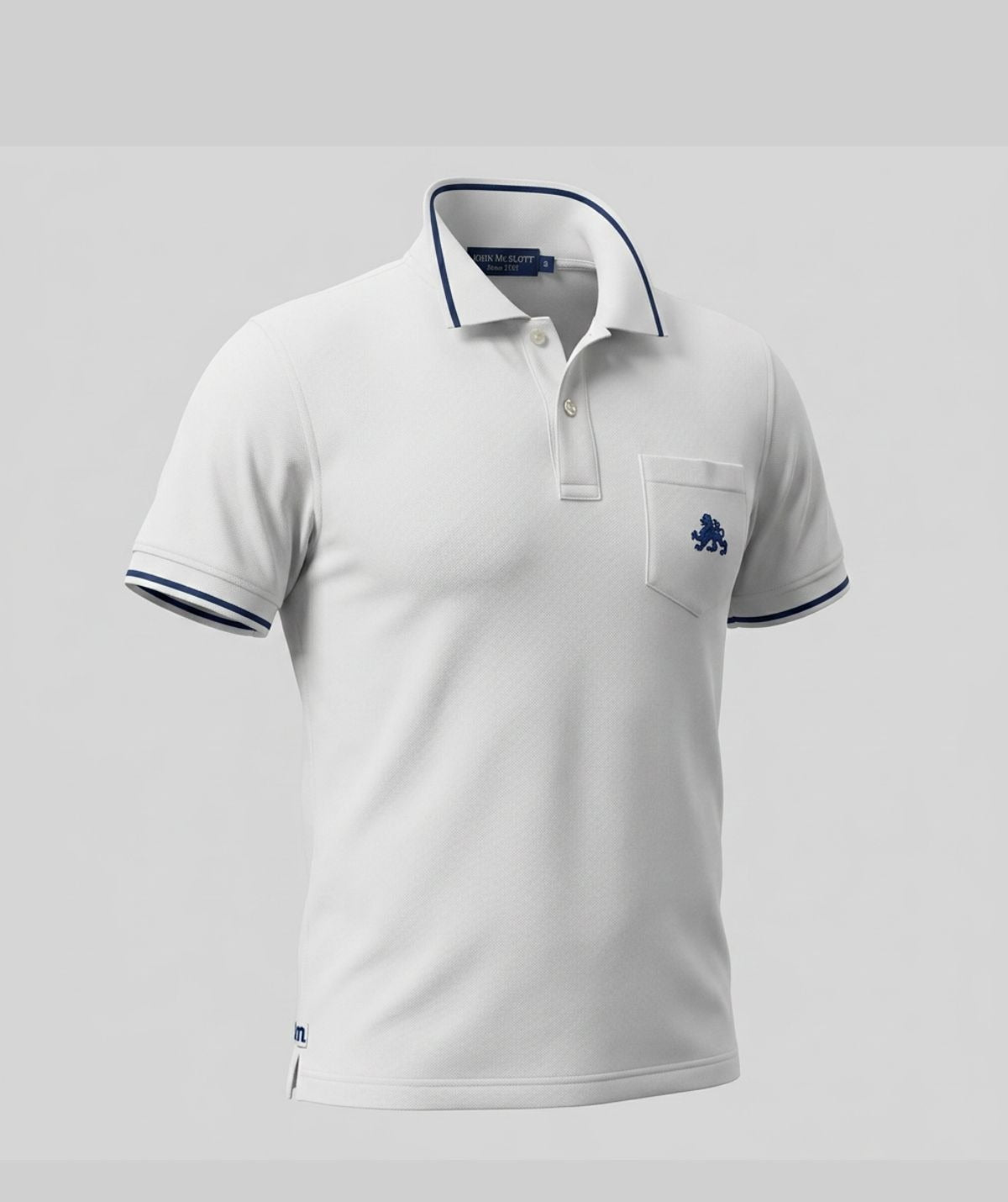Men's Polo piquè in cotton with breast-pocket