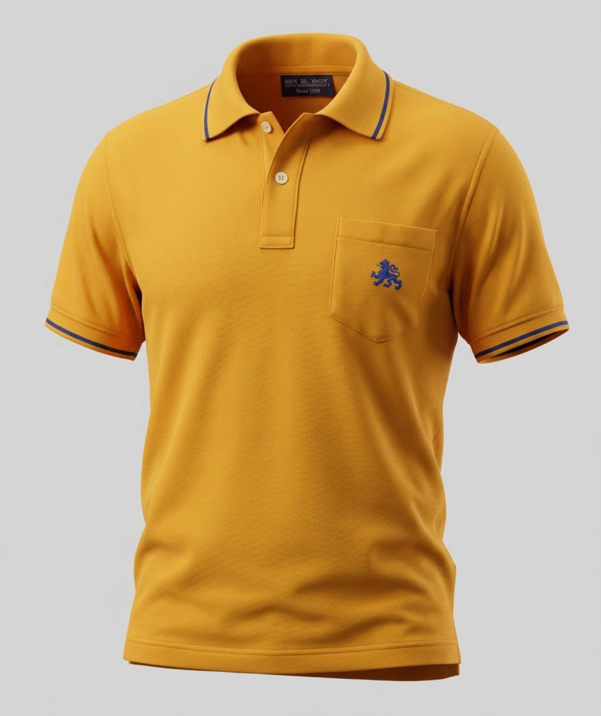 Men's Polo piquè in cotton with breast-pocket