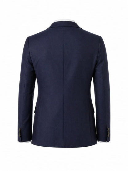 Men's Double -Breasted  Linen Suit