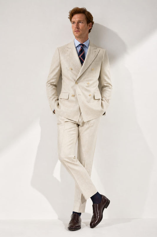 Men's 100% Linen Suit